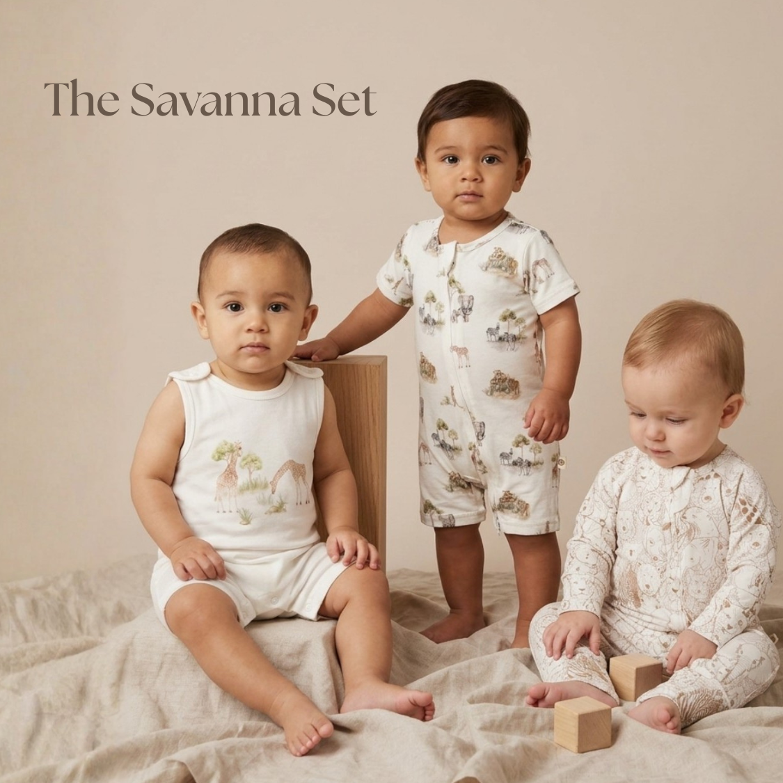 Baby Bamboo Cotton Clothing Set