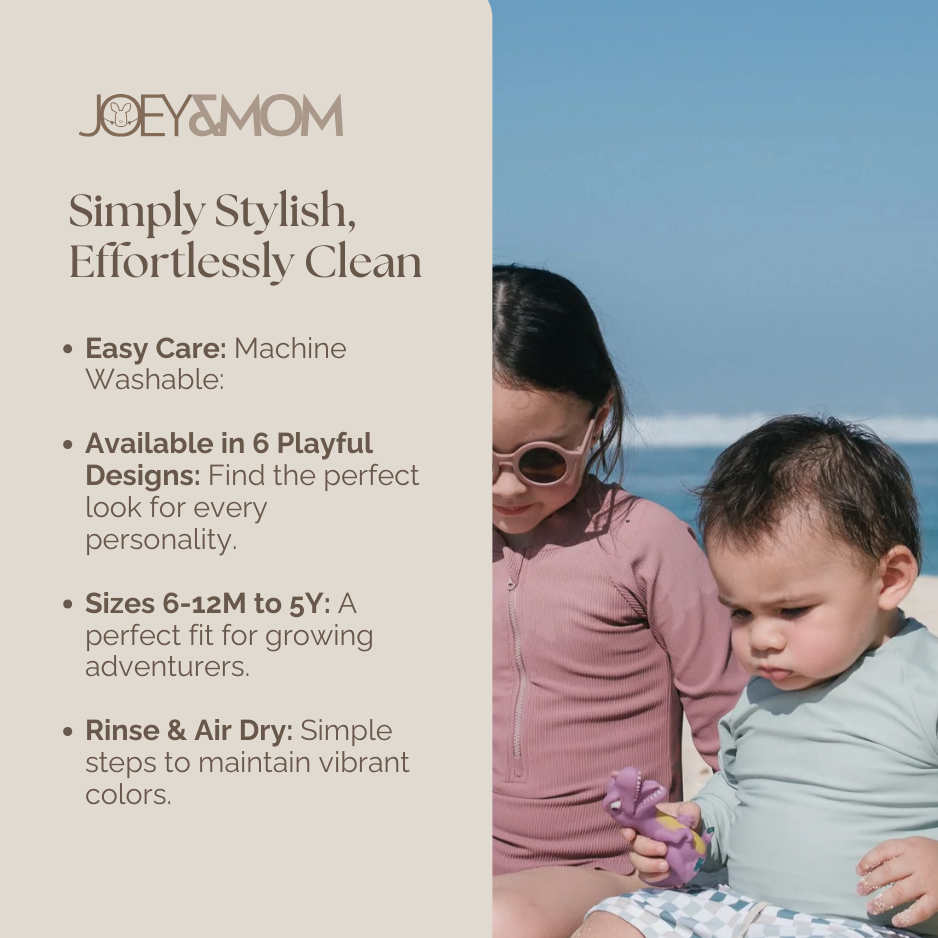 Kids UPF50+ Swimwear | Sun Protection Baby & Toddler Swimsuit - JOEY & MOM