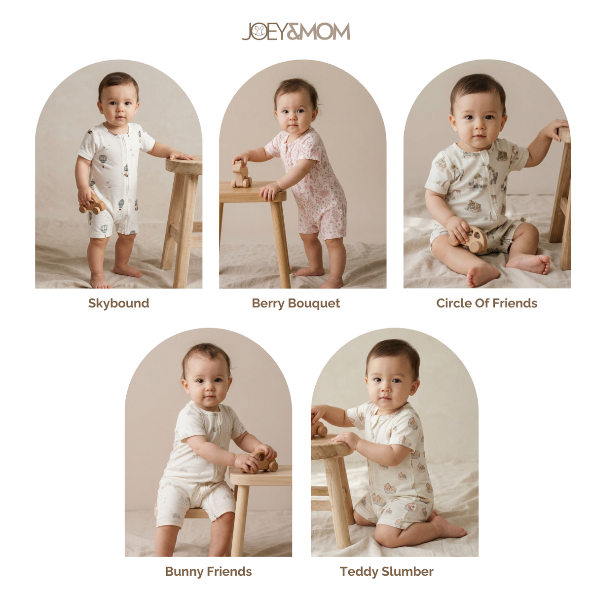 Short Sleeve Rompers