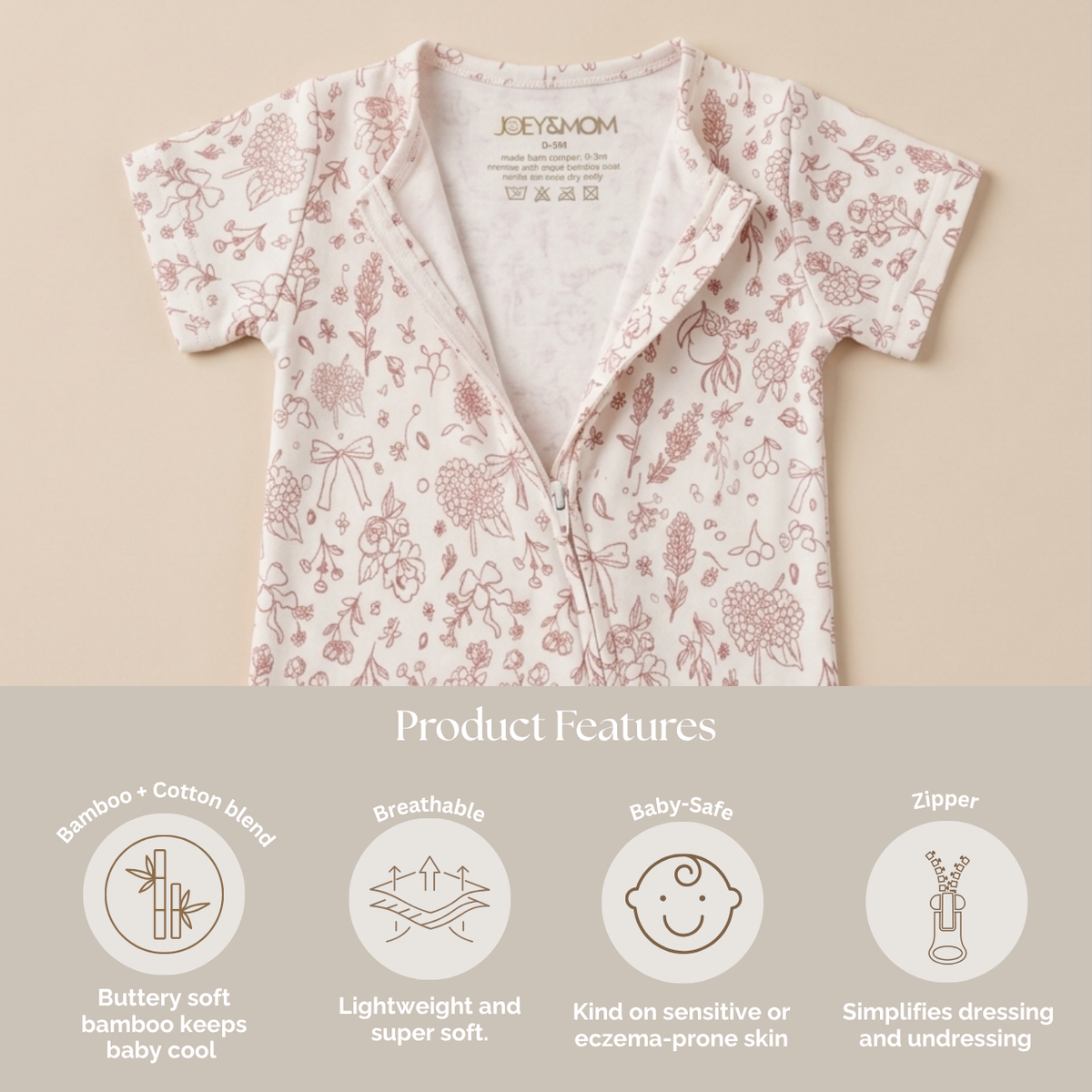 Short Sleeve Rompers