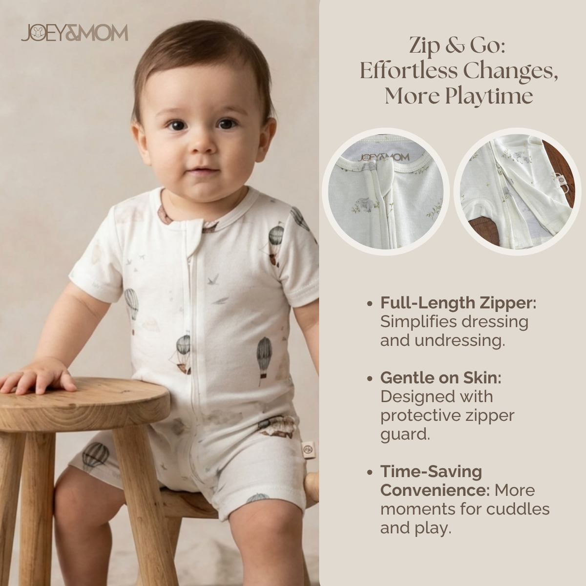 Short Sleeve Rompers