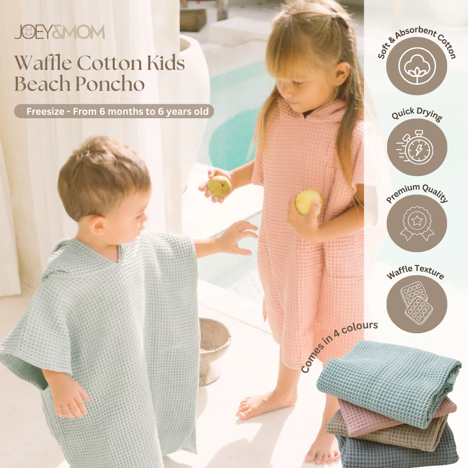 Kids Hooded Poncho Towel