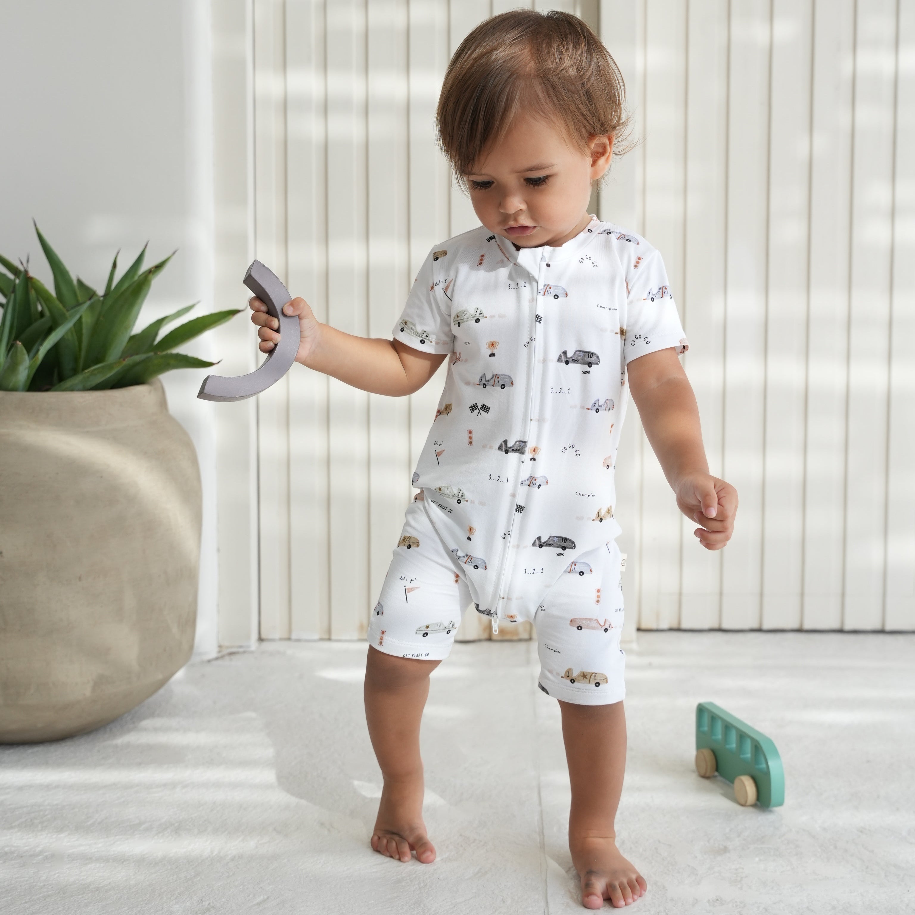 Baby Bamboo Cotton Romper