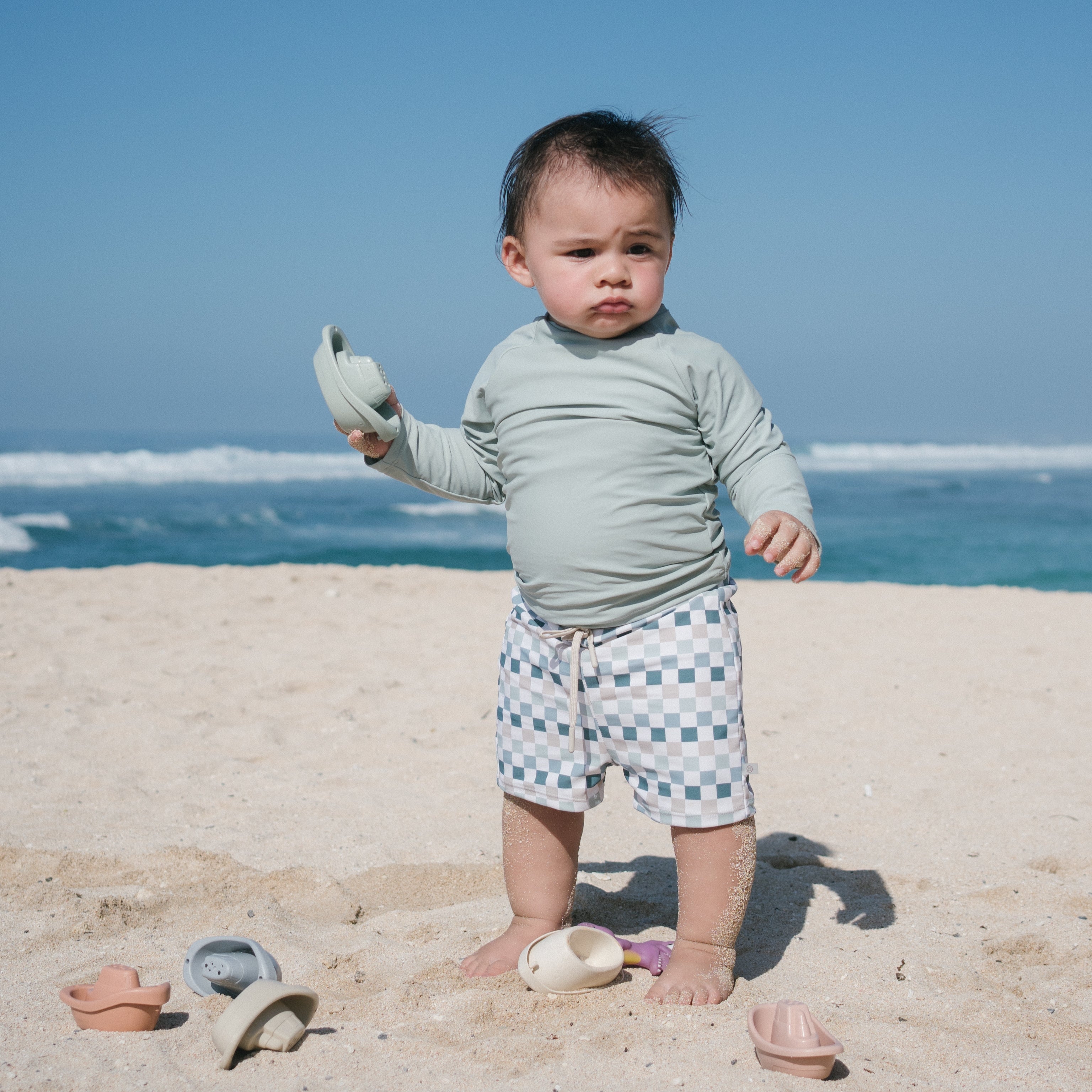 UPF Protected Swimwear - Check & Chill