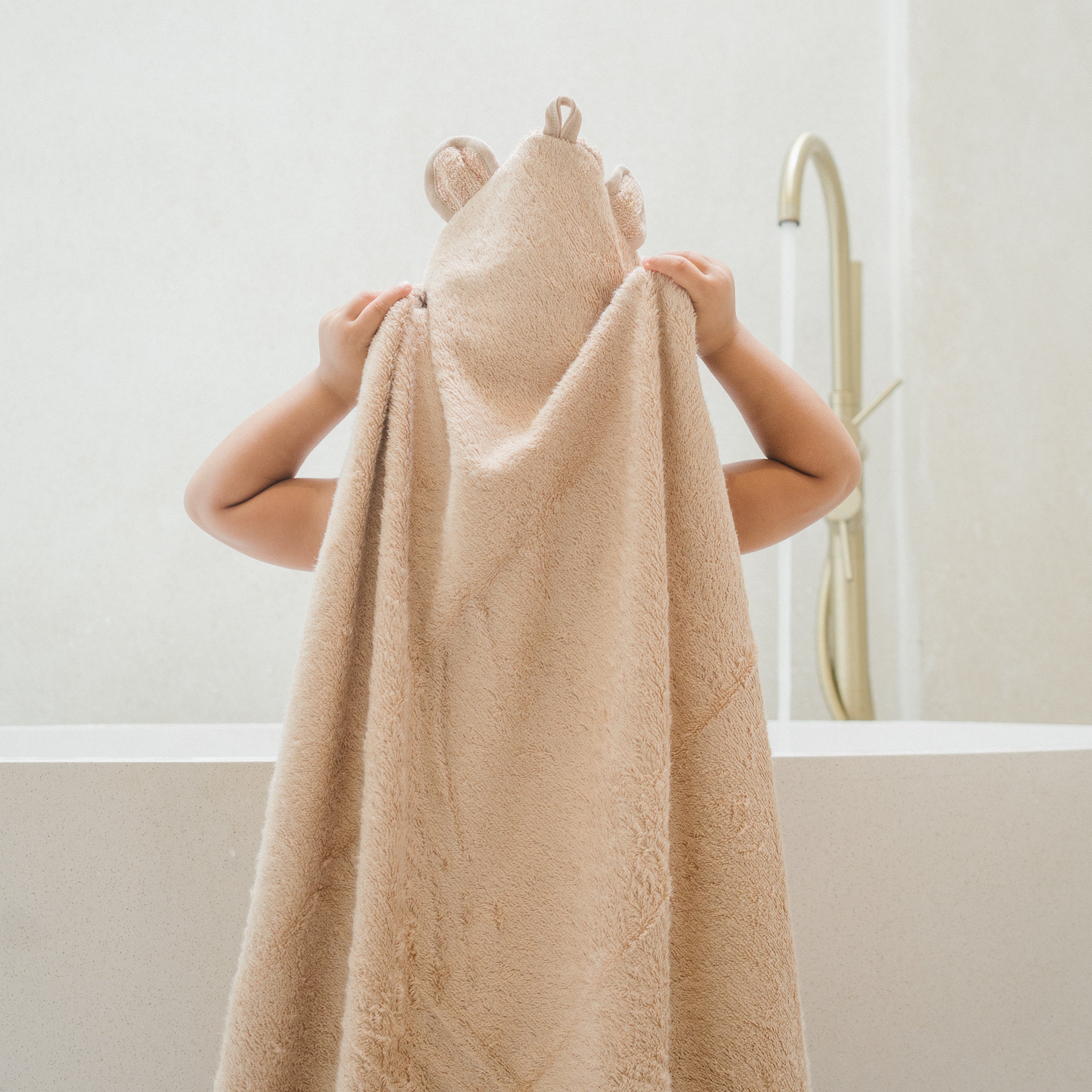 Hooded Towel - Sand