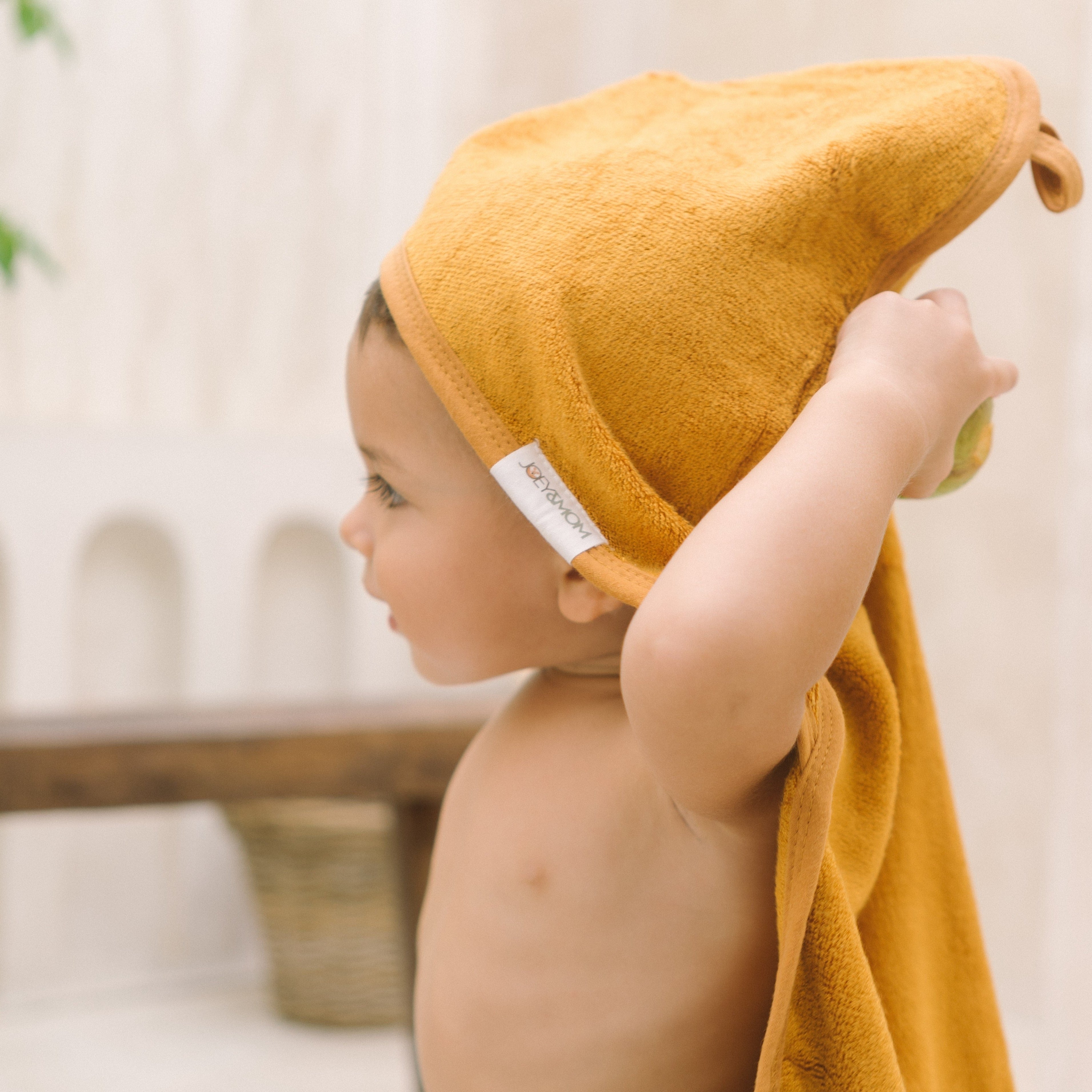 Hooded Towel - Caramel