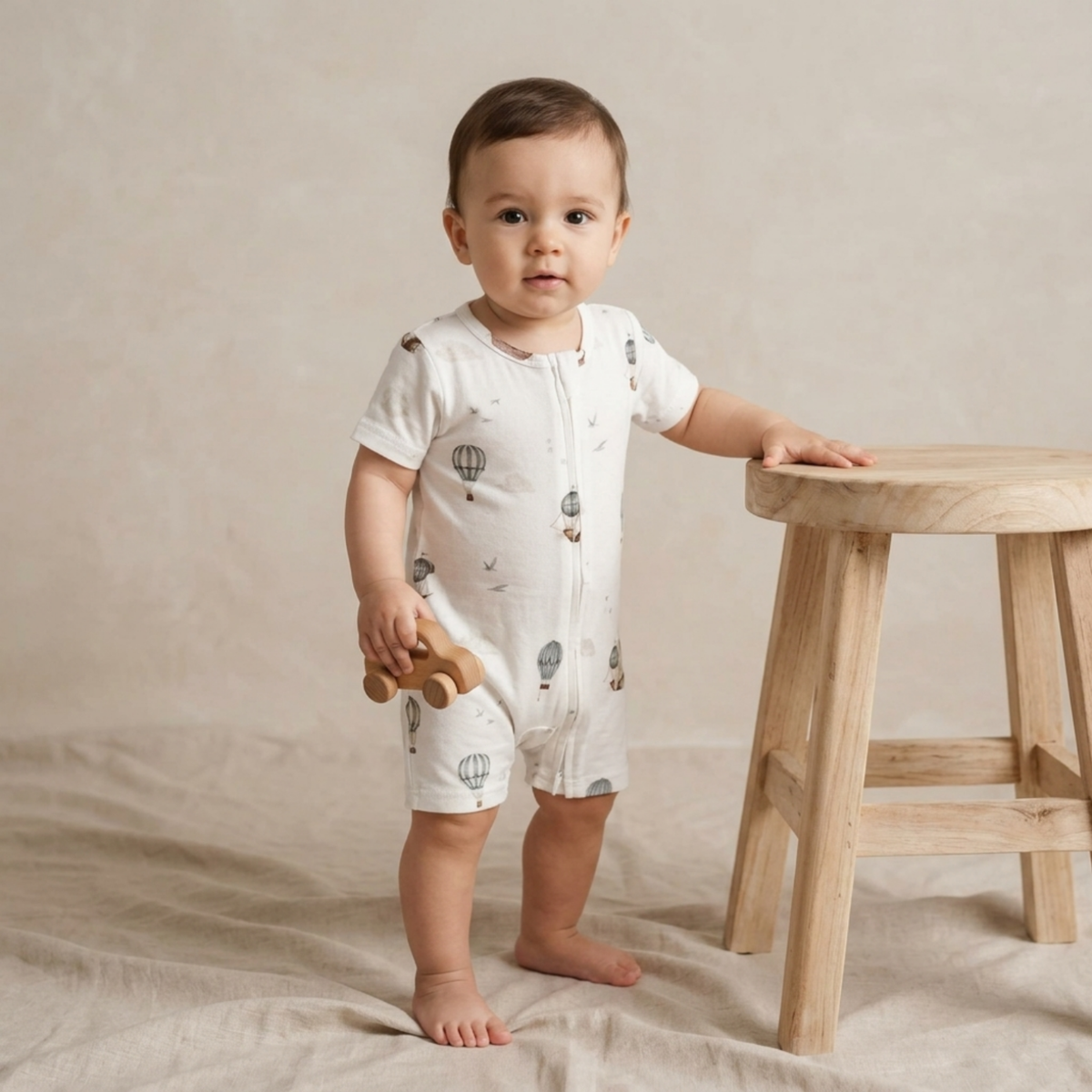 Short Sleeve Rompers