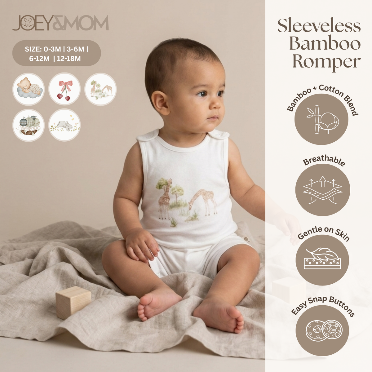 Sleeveless Rompers