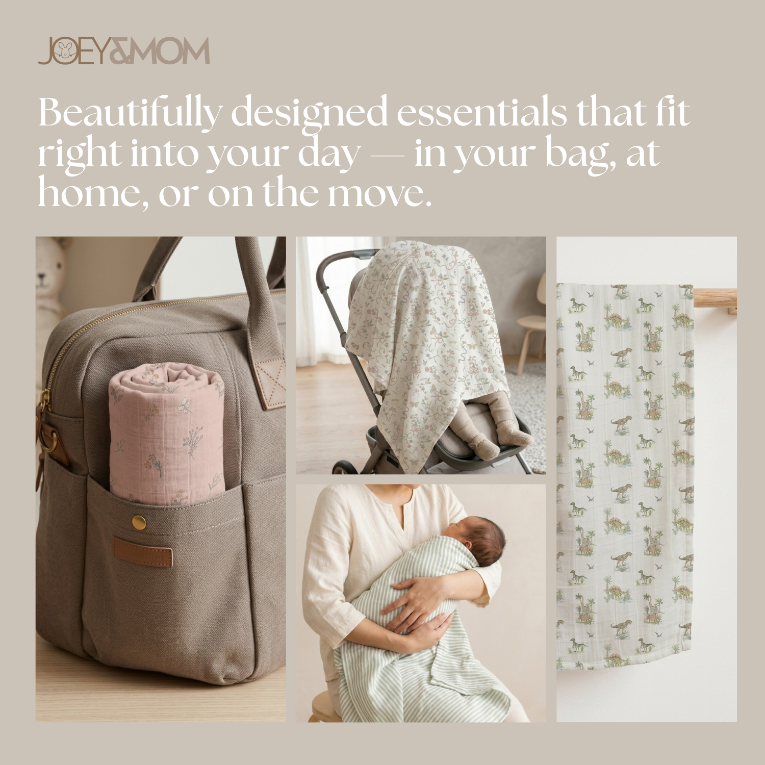 Organic Bamboo Muslin Swaddle