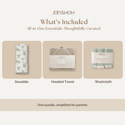 Newborn Essentials Bundle - 3pcs