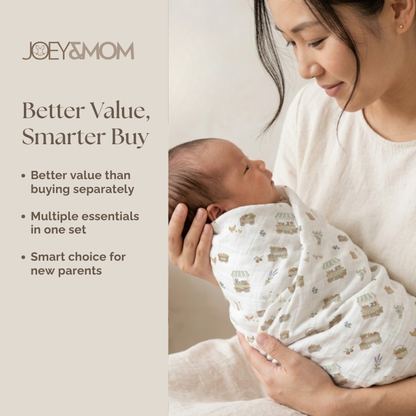 Newborn Essentials Bundle - 3pcs