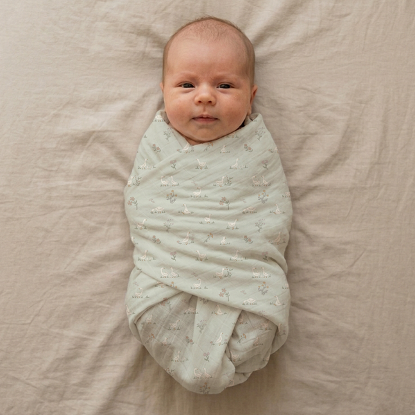 Organic Bamboo Muslin Swaddle
