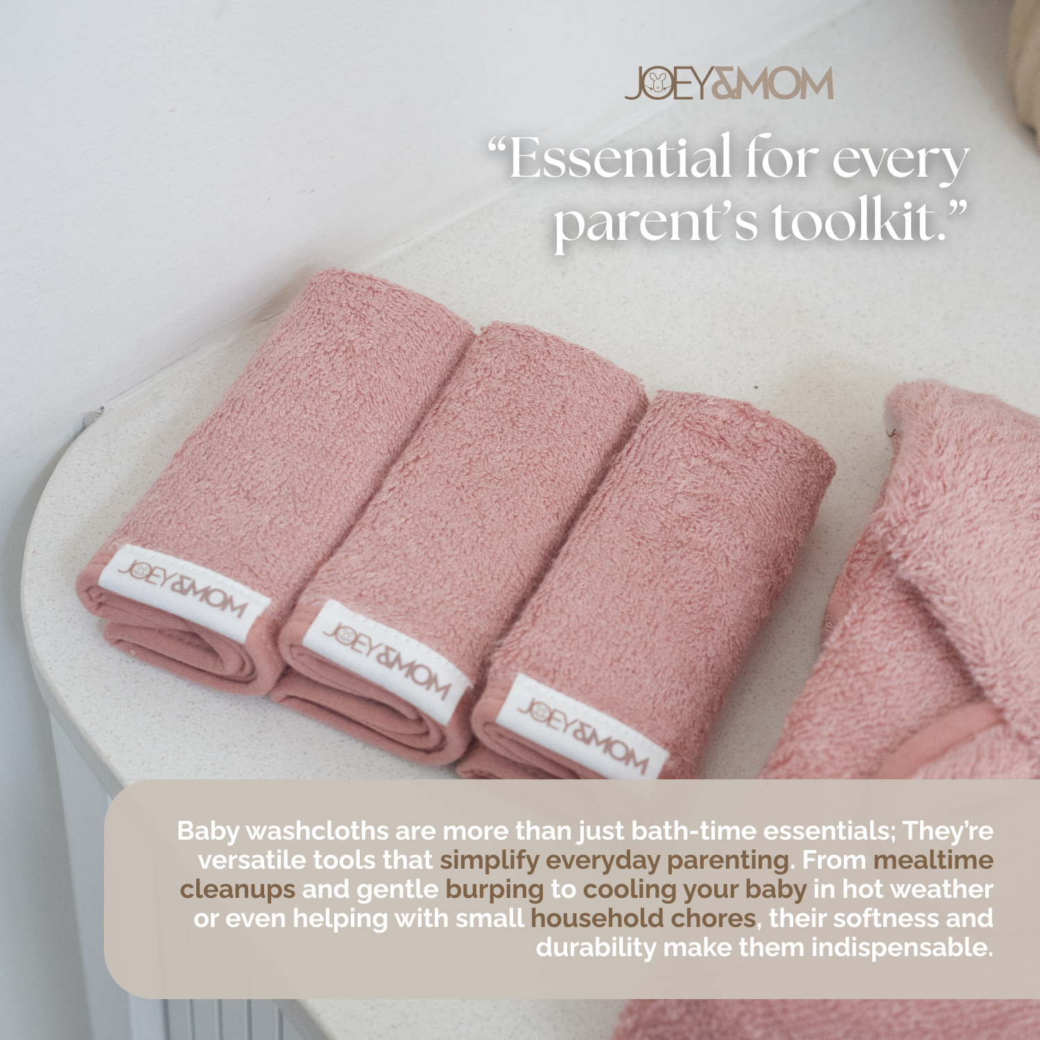 Bamboo-Cotton Baby Washcloth