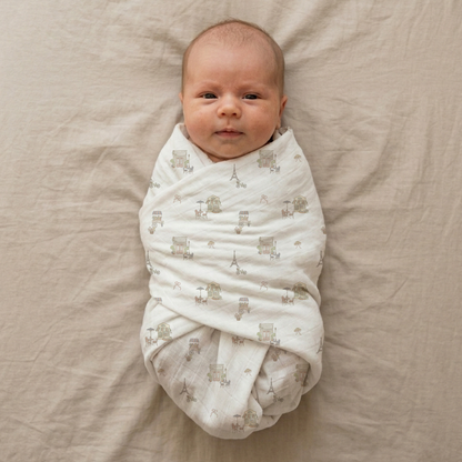 Organic Bamboo Muslin Swaddle