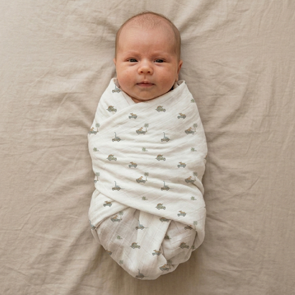 Organic Bamboo Muslin Swaddle
