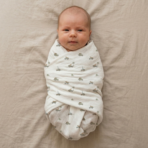 Organic Bamboo Muslin Swaddle