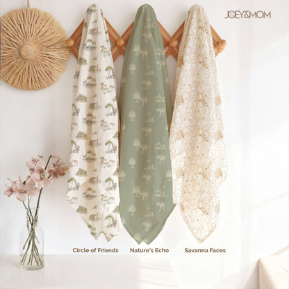 Swaddle - Savanna Faces