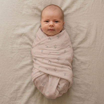 Organic Bamboo Muslin Swaddle