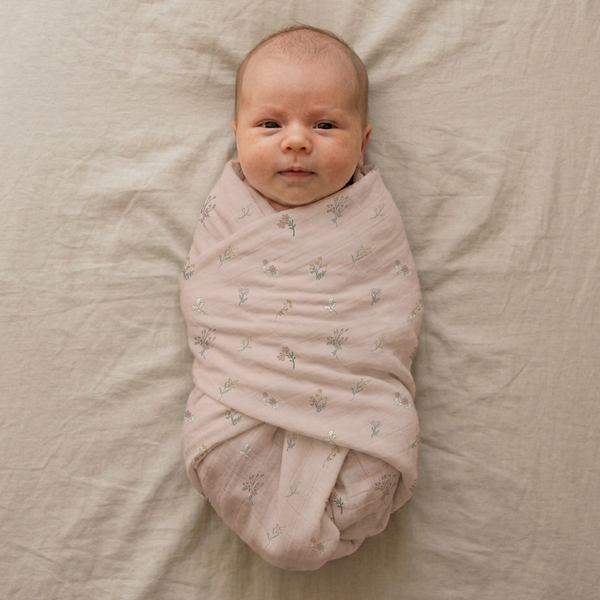 Organic Bamboo Muslin Swaddle