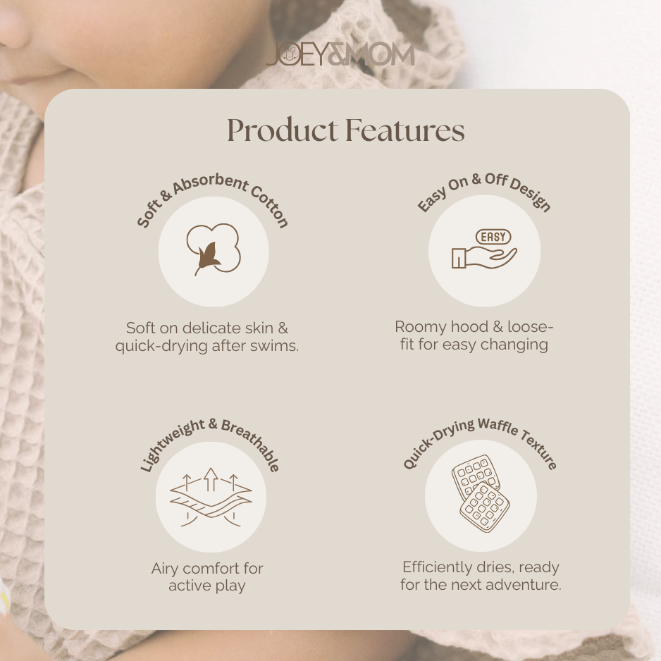 Kids Hooded Poncho Towel