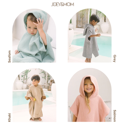 Kids Hooded Poncho Towel