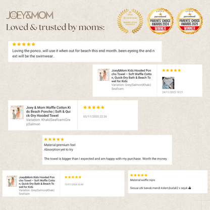 Kids Hooded Poncho Towel