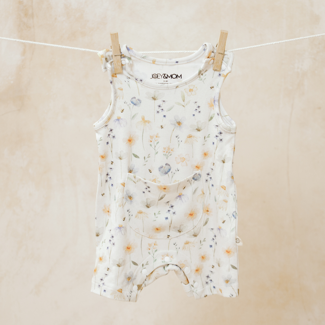 Sleeveless Bamboo Romper - Petite Bloom