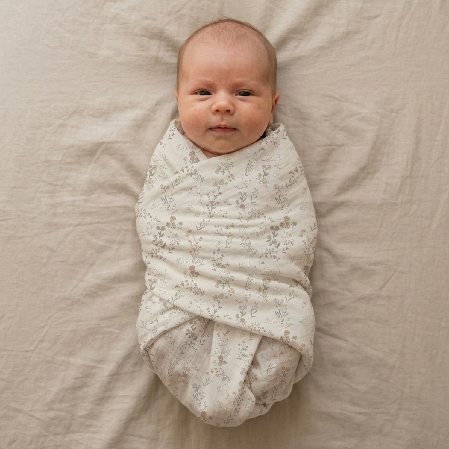 Organic Bamboo Muslin Swaddle