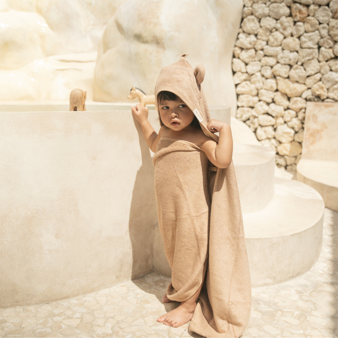 Hooded Towel - Sand