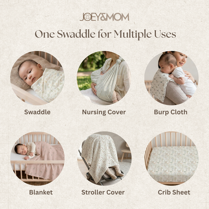 Organic Bamboo Muslin Swaddle