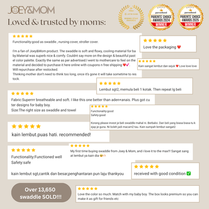 Organic Bamboo Muslin Swaddle Blanket