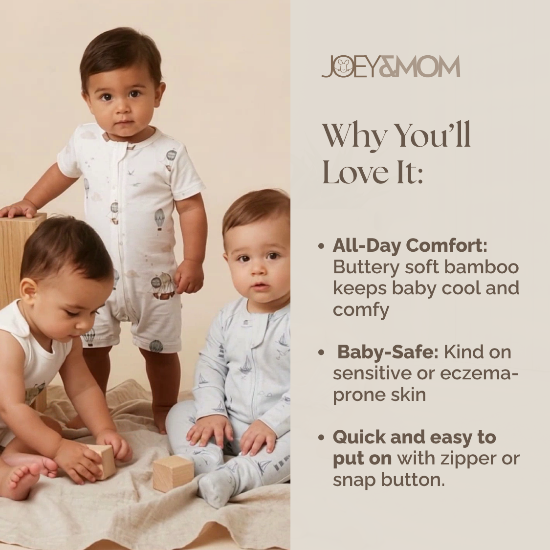 Baby Bamboo Cotton Clothing Set