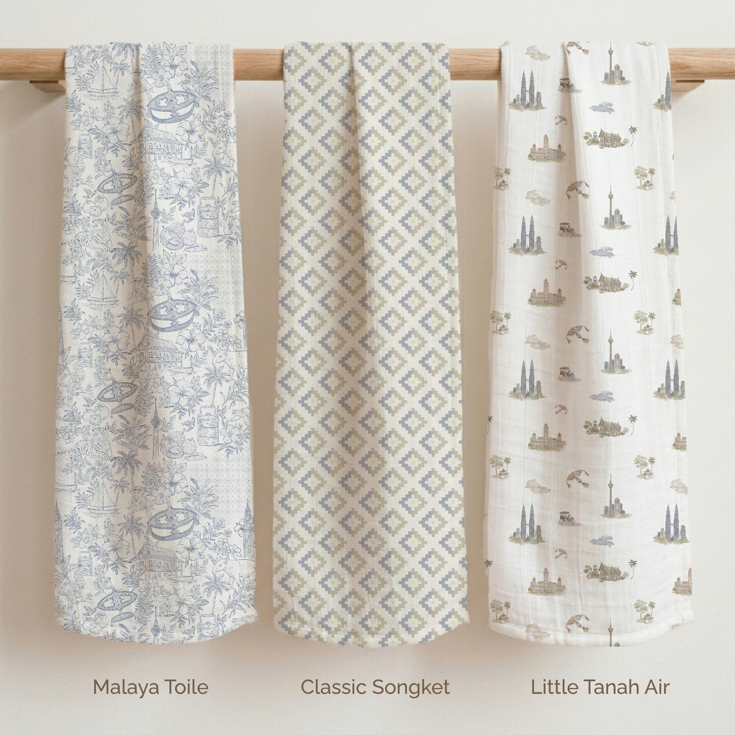 A Piece of Malaysia swaddle set bundle