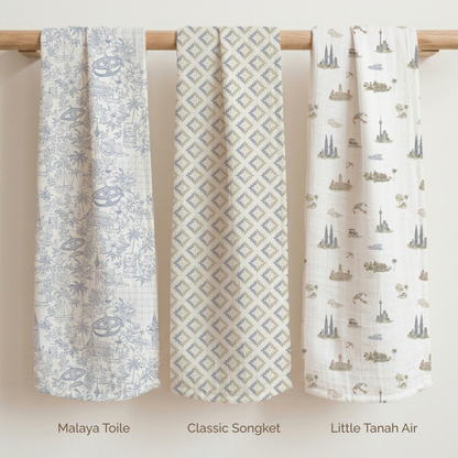 A Piece of Malaysia swaddle set bundle