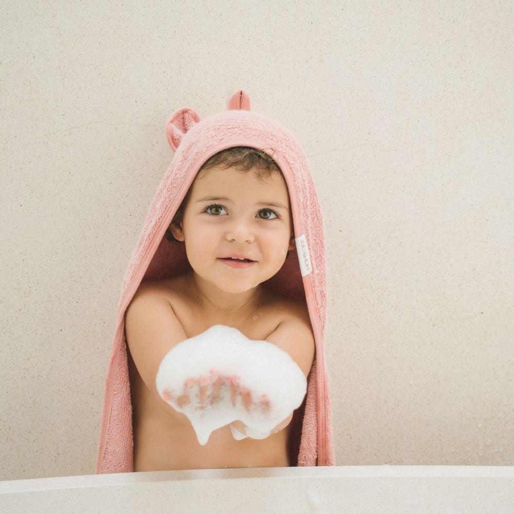 Hooded Towel - Blush Pink