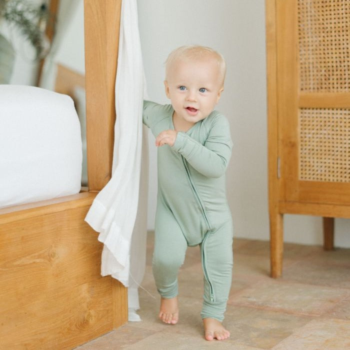 Bamboo Sleepsuit - Sage Solace