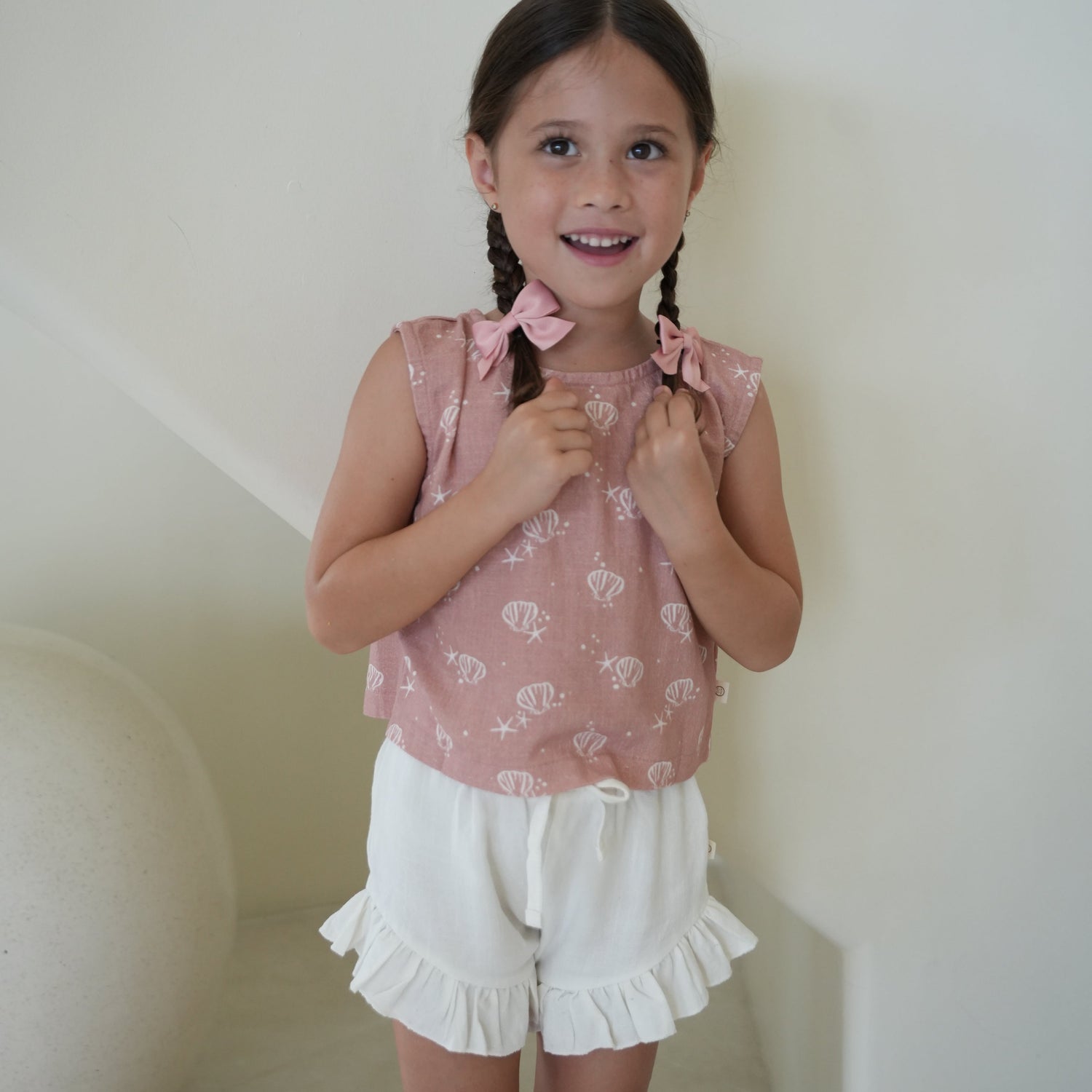Linen Wear - Pink Shores Set
