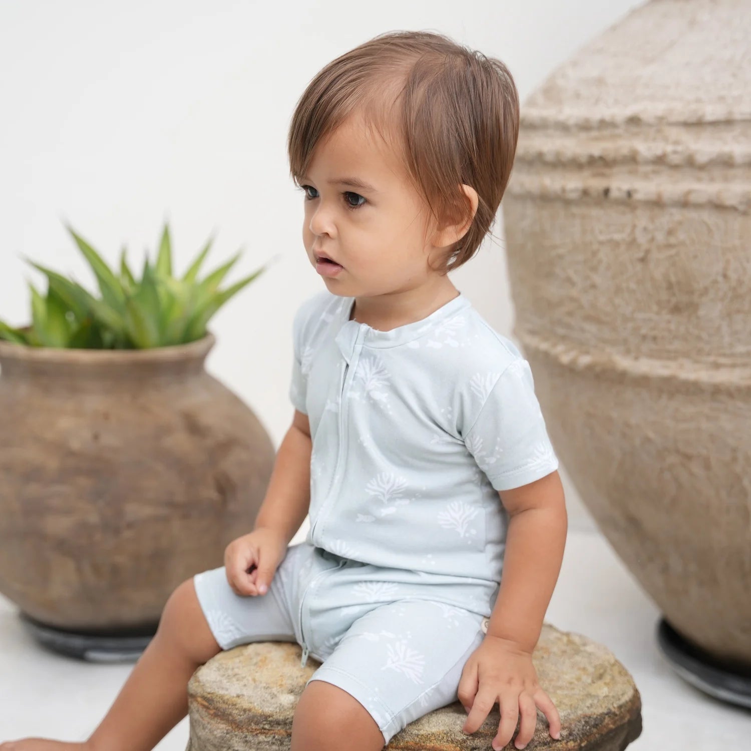 Baby Bamboo Cotton Romper