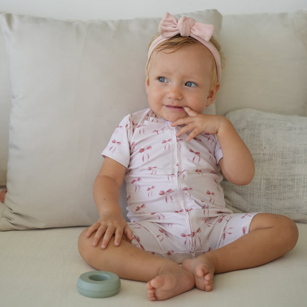 Baby Bamboo Cotton Romper - JOEY & MOM