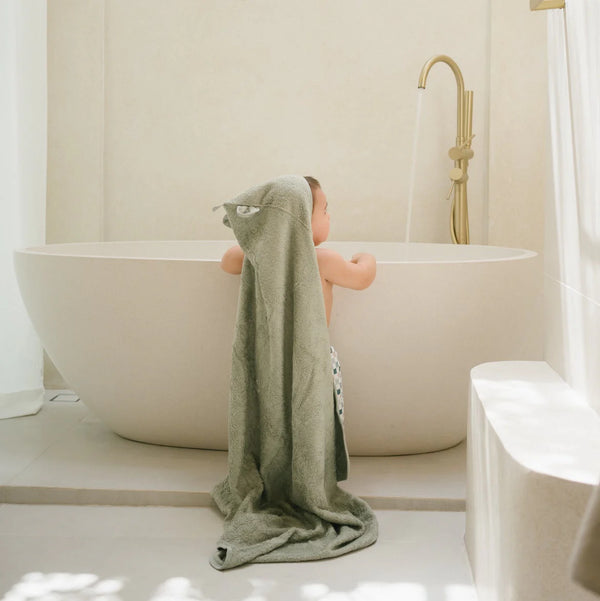 Hooded Towel (Bamboo-Cotton) - JOEY & MOM