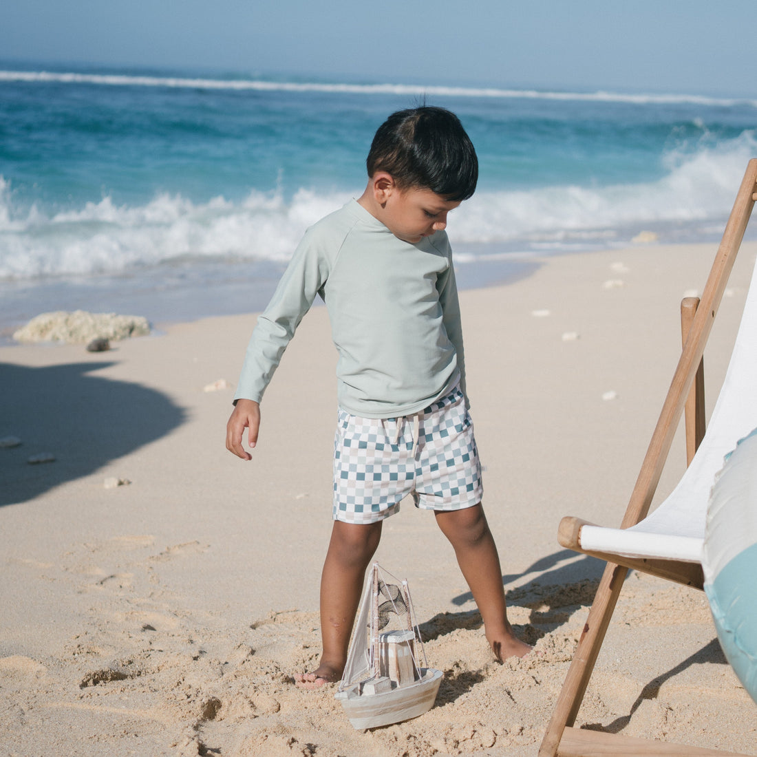 UPF Protected Swimwear - Check & Chill