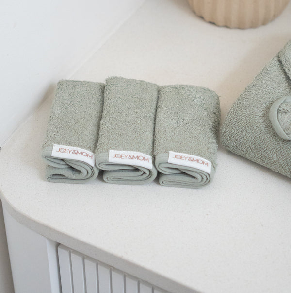 Bamboo-Cotton Baby Washcloth - JOEY & MOM