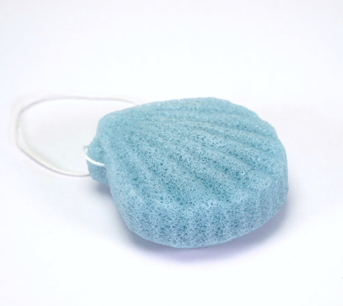 Konjac Baby Bath Sponge - Blue