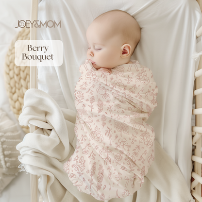 Organic Bamboo Muslin Swaddle Blanket - JOEY &amp; MOM