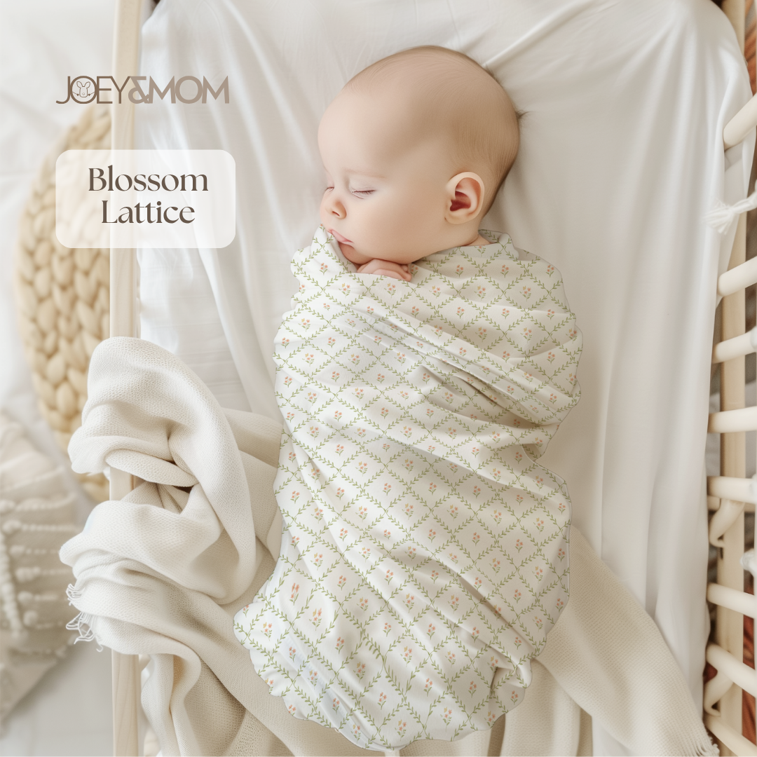 Organic Bamboo Muslin Swaddle Blanket - JOEY &amp; MOM