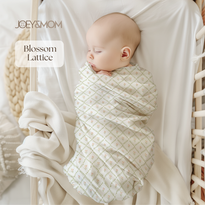 Organic Bamboo Muslin Swaddle Blanket - JOEY &amp; MOM