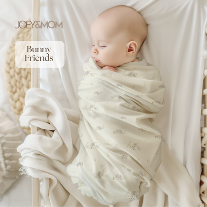 Organic Bamboo Muslin Swaddle Blanket - JOEY &amp; MOM