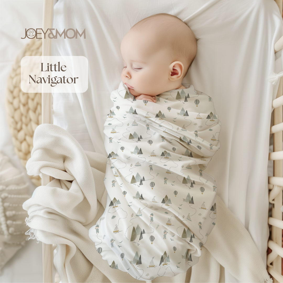 Organic Bamboo Muslin Swaddle Blanket - JOEY &amp; MOM