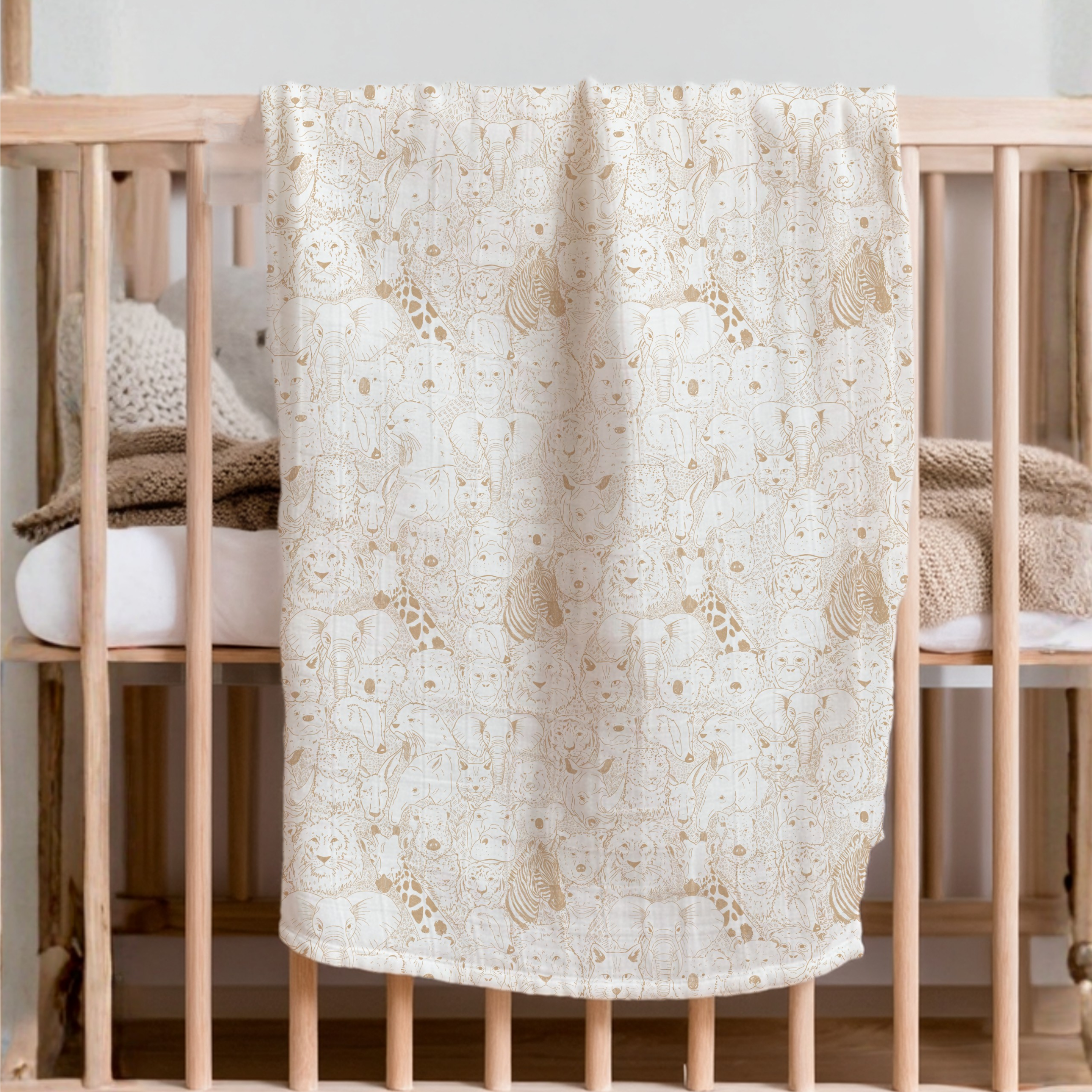 Swaddle - Savanna Faces