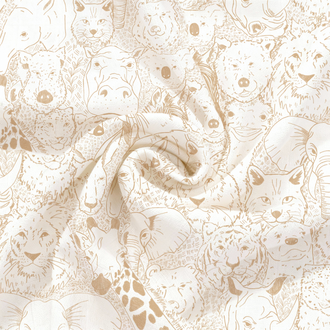 Swaddle - Savanna Faces